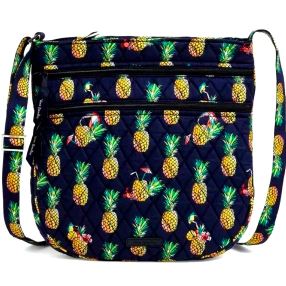 NWT! Vera Bradley Tuscan triple zip crossbody